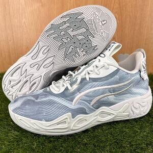 PUMA LaMelo Ball MB.04 Lo Team Feather Grey Basketball 312174-03 Men's Size 11.5